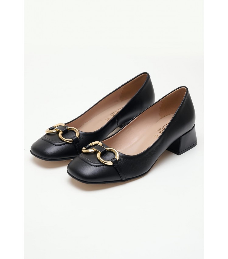 Women Pumps & Peeptoes Low 2344.30202 Black Leather Mortoglou