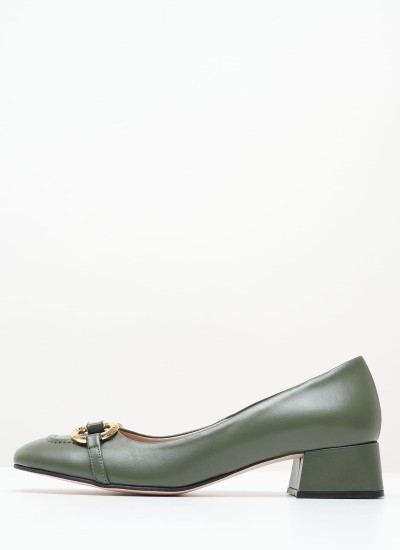 Women Pumps & Peeptoes Low 2344.30202 Olive Leather Mortoglou