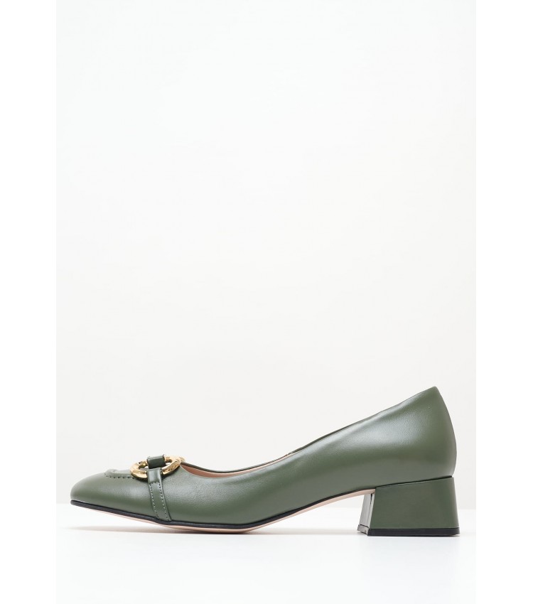 Women Pumps & Peeptoes Low 2344.30202 Olive Leather Mortoglou