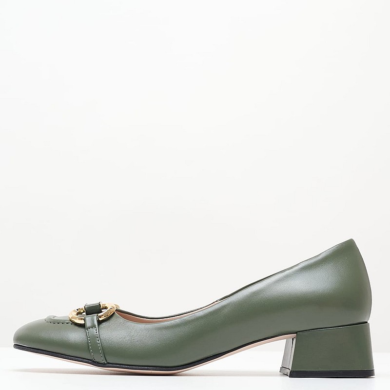 Women Pumps & Peeptoes Low 2344.30202 Olive Leather Mortoglou