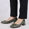 Women Pumps & Peeptoes Low 2344.30202 Olive Leather Mortoglou