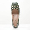 Women Pumps & Peeptoes Low 2344.30202 Olive Leather Mortoglou