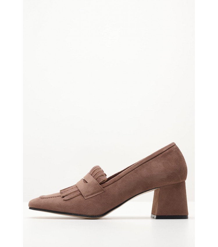 Women Pumps & Peeptoes High 2344.51613 Taupe Buckskin Mortoglou