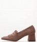 Women Pumps & Peeptoes High 2344.51613 Taupe Buckskin Mortoglou