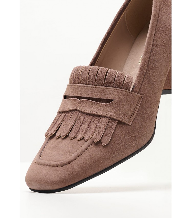 Women Pumps & Peeptoes High 2344.51613 Taupe Buckskin Mortoglou