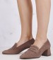 Women Pumps & Peeptoes High 2344.51613 Taupe Buckskin Mortoglou