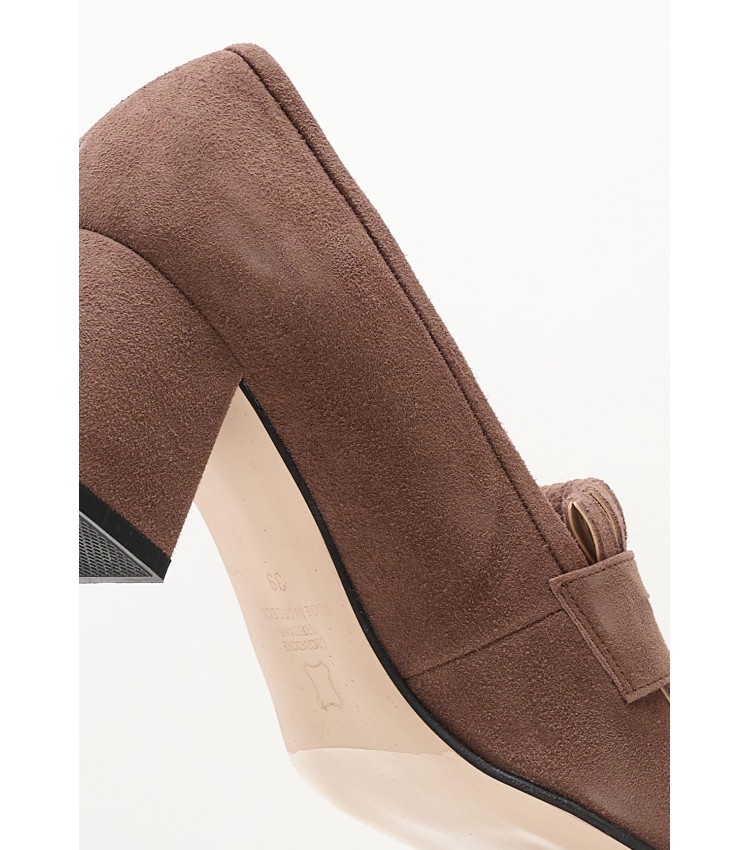 Women Pumps & Peeptoes High 2344.51613 Taupe Buckskin Mortoglou