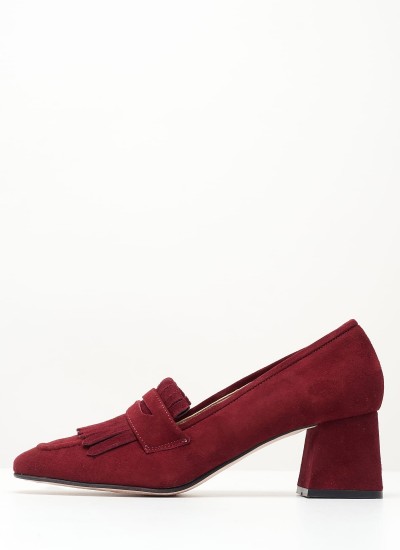 Women Pumps & Peeptoes Low 2344.51613 Bordo Buckskin Mortoglou