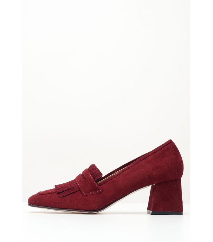 Women Pumps & Peeptoes Low 2344.51613 Bordo Buckskin Mortoglou