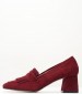 Women Pumps & Peeptoes Low 2344.51613 Bordo Buckskin Mortoglou