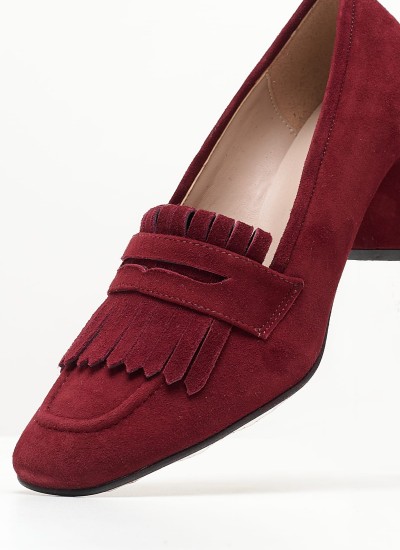 Women Moccasins 2344.51613 Bordo Buckskin Mortoglou