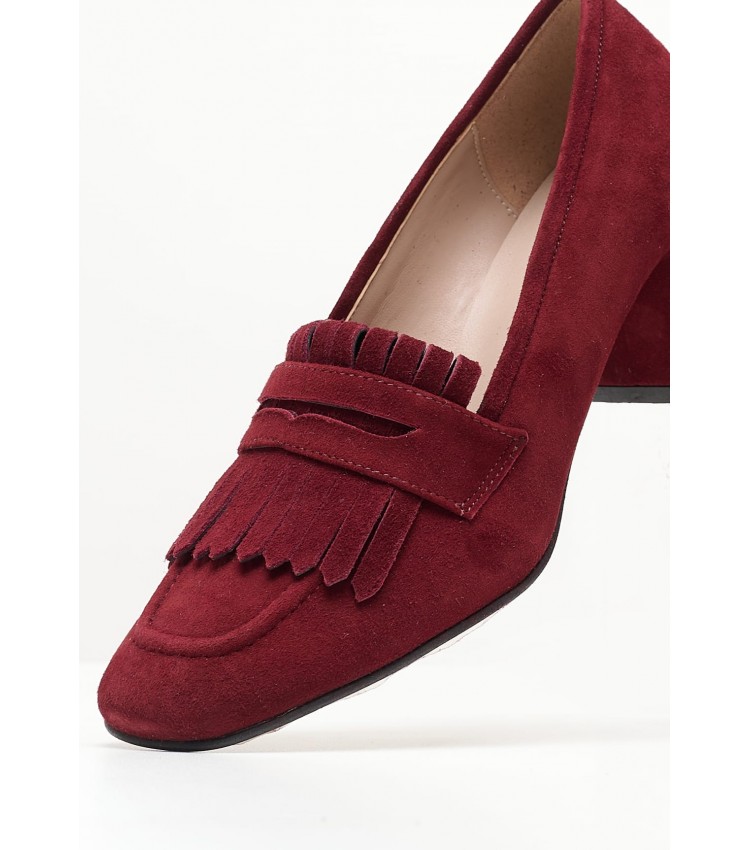 Women Pumps & Peeptoes Low 2344.51613 Bordo Buckskin Mortoglou