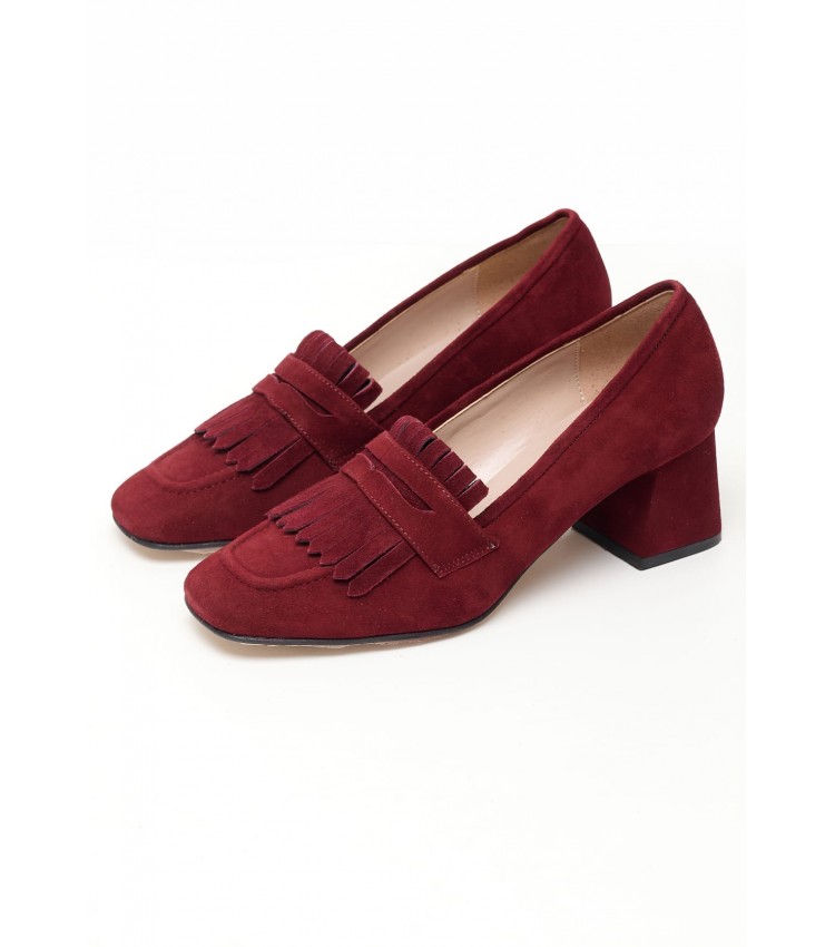 Women Pumps & Peeptoes Low 2344.51613 Bordo Buckskin Mortoglou