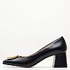 Women Pumps & Peeptoes Low 2344.51618 Black Leather Mortoglou