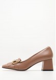 Women Pumps & Peeptoes High 2344.51902 Taupe Leather Mortoglou