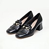 Women Moccasins 2344.51906 Black Leather Mortoglou Women Moccasins 2344.51906 Black Leather Mortoglou