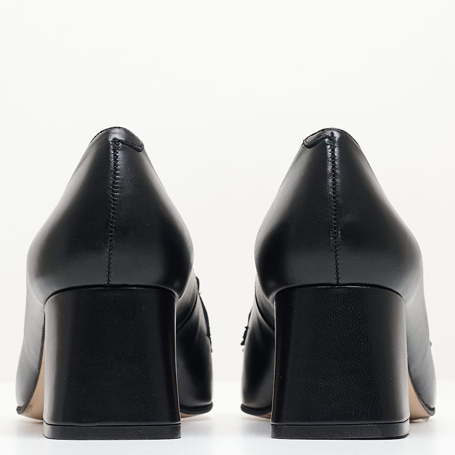 Women Moccasins 2344.51906 Black Leather Mortoglou Women Moccasins 2344.51906 Black Leather Mortoglou