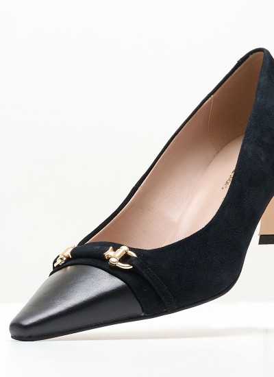 Women Pumps & Peeptoes Low 2344.52103 Black Buckskin Mortoglou