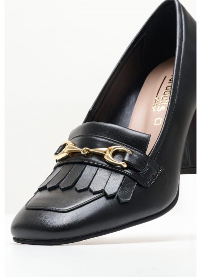 Women Pumps & Peeptoes Low 2345.74505 Black Leather Mortoglou