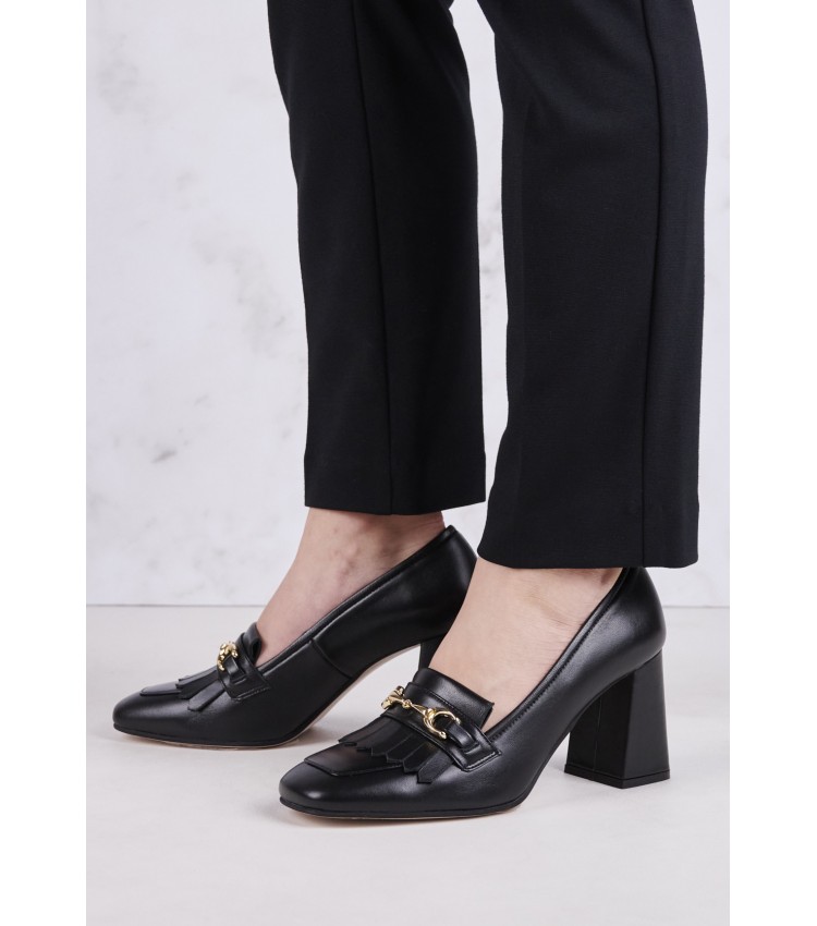 Women Pumps & Peeptoes Low 2345.74505 Black Leather Mortoglou