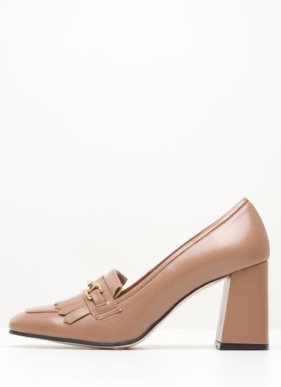 Women Pumps & Peeptoes High Hello Beige Leather Nine West