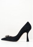 Women Pumps & Peeptoes Low 2345.93323 Black Buckskin Mortoglou