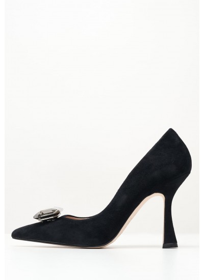 Women Pumps & Peeptoes Low 2345.93323 Black Buckskin Mortoglou