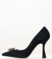 Women Pumps & Peeptoes Low 2345.93323 Black Buckskin Mortoglou