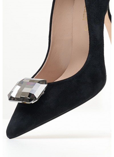 Women Pumps & Peeptoes Low 2345.93323 Black Buckskin Mortoglou