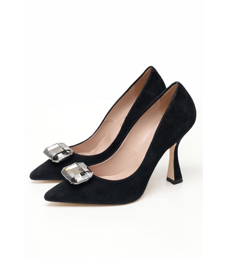 Women Pumps & Peeptoes Low 2345.93323 Black Buckskin Mortoglou