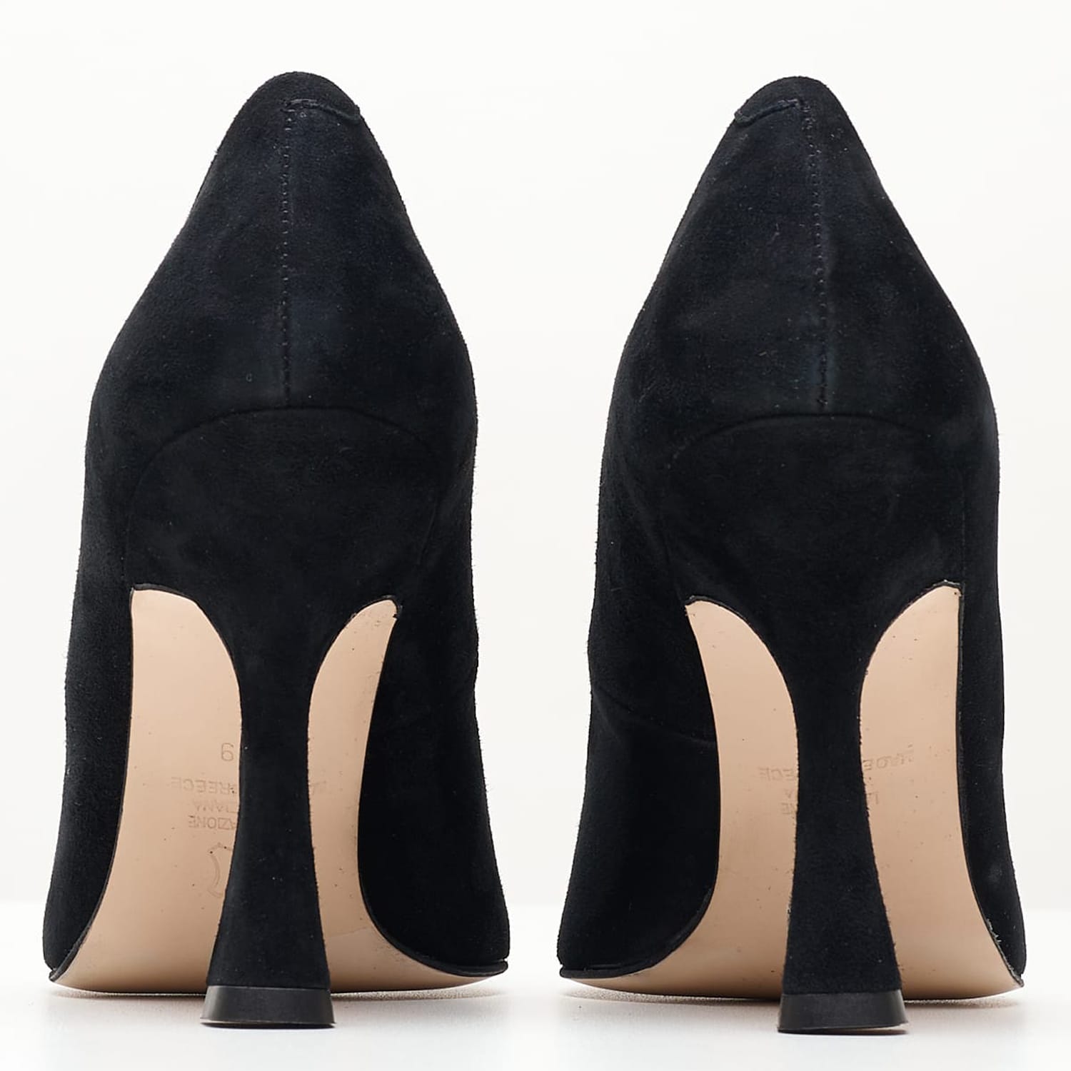 Γυναικείες Γόβες & Peeptoes Χαμηλές 2345.93323 Μαύρο Δέρμα Καστόρι Mortoglou