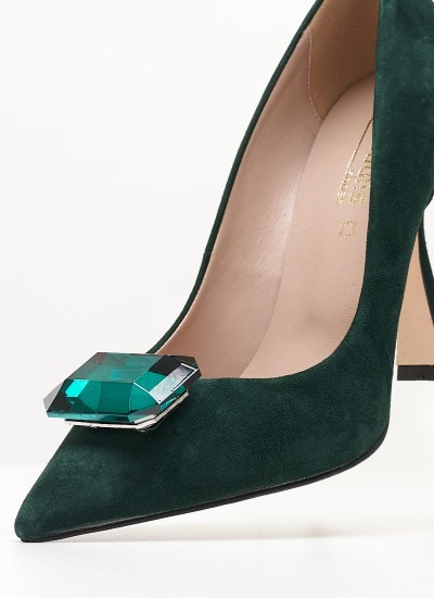 Women Pumps & Peeptoes Low 2345.93323 Green Buckskin Mortoglou