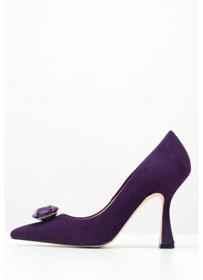 Women Pumps & Peeptoes Low 2345.93323 Purple Buckskin Mortoglou