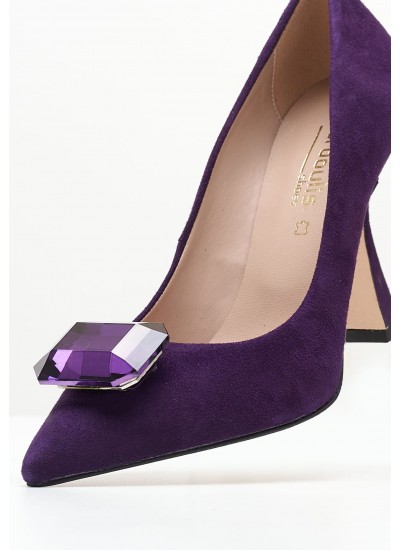 Women Pumps & Peeptoes Low 2345.93323 Purple Buckskin Mortoglou