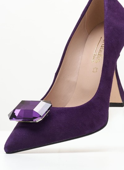 Women Pumps & Peeptoes Low 2345.93323 Purple Buckskin Mortoglou