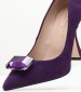 Women Pumps & Peeptoes Low 2345.93323 Purple Buckskin Mortoglou