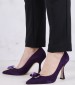 Women Pumps & Peeptoes Low 2345.93323 Purple Buckskin Mortoglou