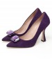 Women Pumps & Peeptoes Low 2345.93323 Purple Buckskin Mortoglou