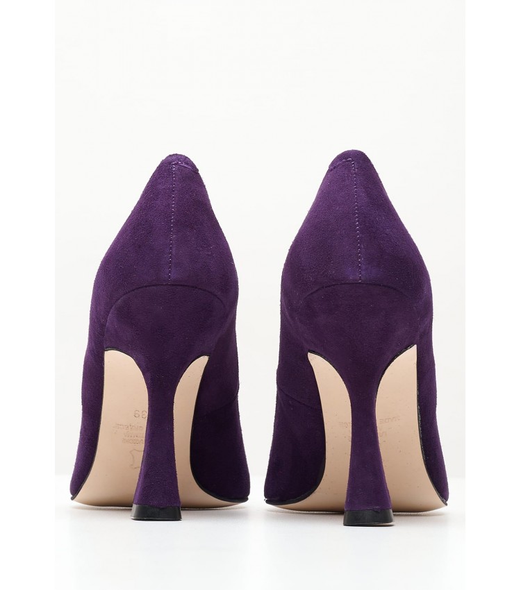 Women Pumps & Peeptoes Low 2345.93323 Purple Buckskin Mortoglou