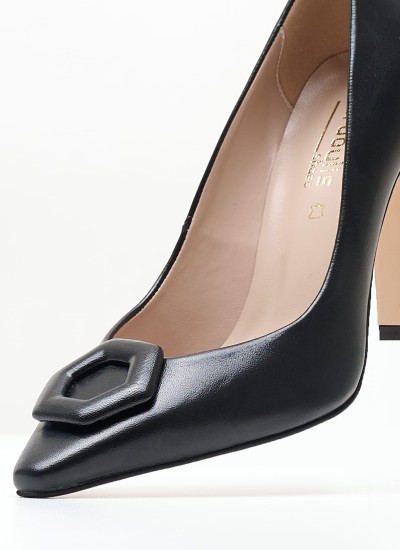 Women Pumps & Peeptoes High 2345.93506 Black Leather Mortoglou