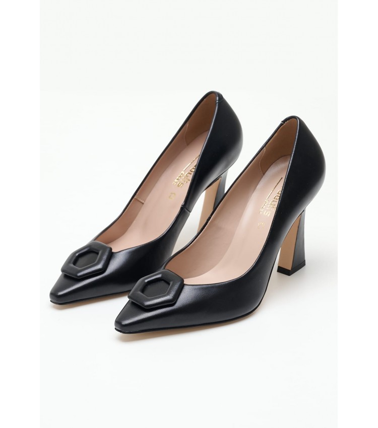 Women Pumps & Peeptoes High 2345.93506 Black Leather Mortoglou