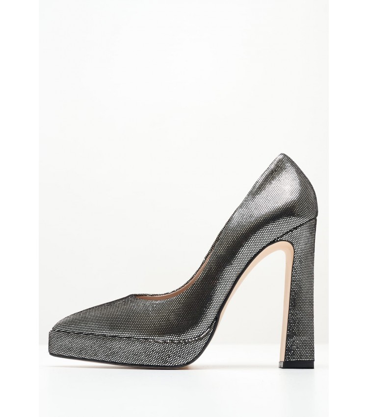 Women Pumps & Peeptoes High 2348.100500 Silver Leather Mortoglou