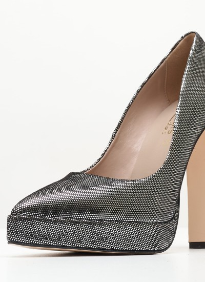 Women Pumps & Peeptoes High 2348.100500 Silver Leather Mortoglou