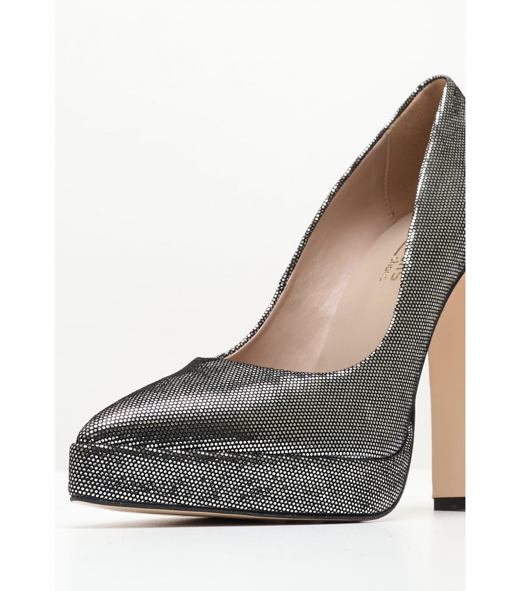 Women Pumps & Peeptoes High 2348.100500 Silver Leather Mortoglou