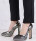 Women Pumps & Peeptoes High 2348.100500 Silver Leather Mortoglou