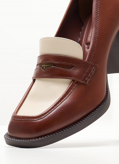 Γυναικείες Γόβες & Peeptoes Χαμηλές 22403 Μαύρο Δέρμα Tamaris