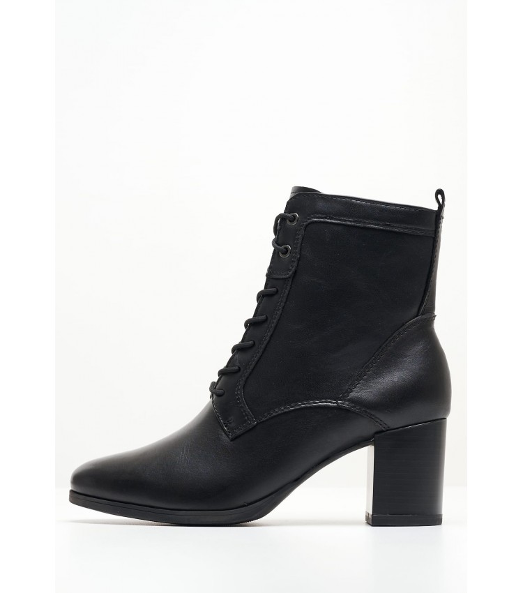 Women Boots 25103 Black Leather Tamaris
