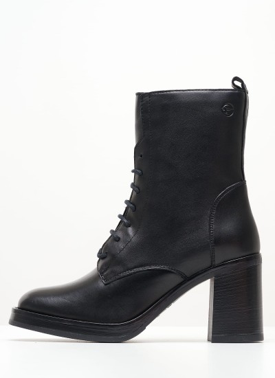 Women Boots 25114 Black Leather Tamaris