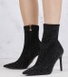 Women Boots 25304 Black ECOsuede Tamaris