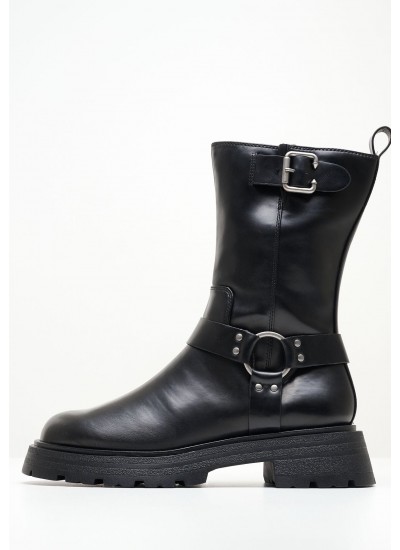 Women Sandals 2243.61820 Black Leather Mortoglou